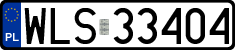 License plates of Poland, Regular car plates