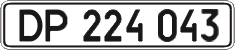 License plate Ukraine, Diplomatic