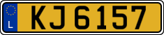 License plate of Luxembourg, 2003 year system