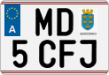 License plate of Austria, Regular plates