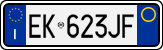 License plate of Italy, Cars (1994 year series)