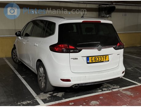 G 8337 F, Vauxhall Zafira