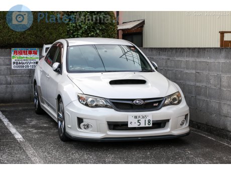 横浜 365 そ 518, Subaru Impreza WRX STi