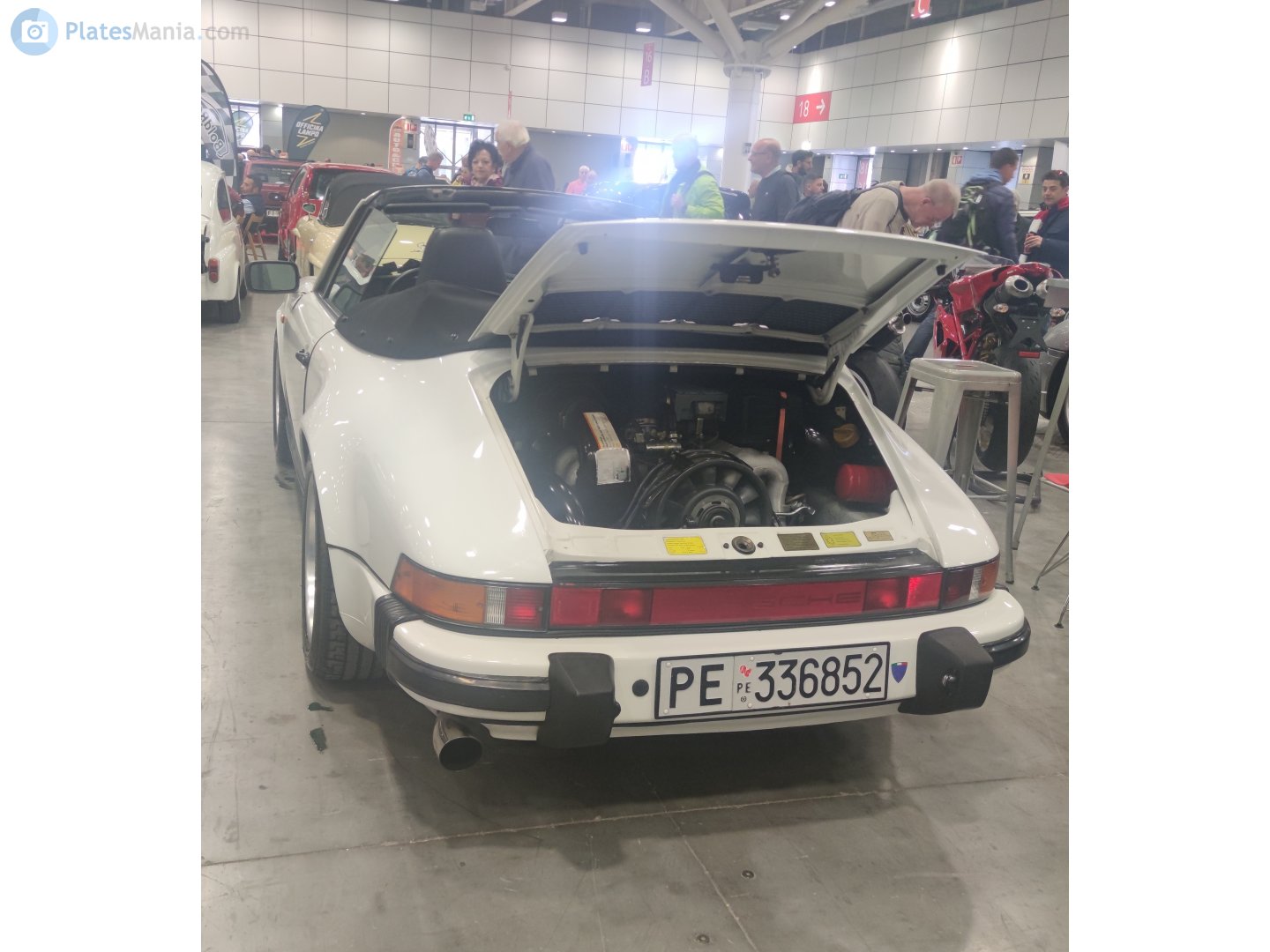 PE 336852, Porsche 911 2nd gen Cabrio (930, G-Modell), 1984–1989