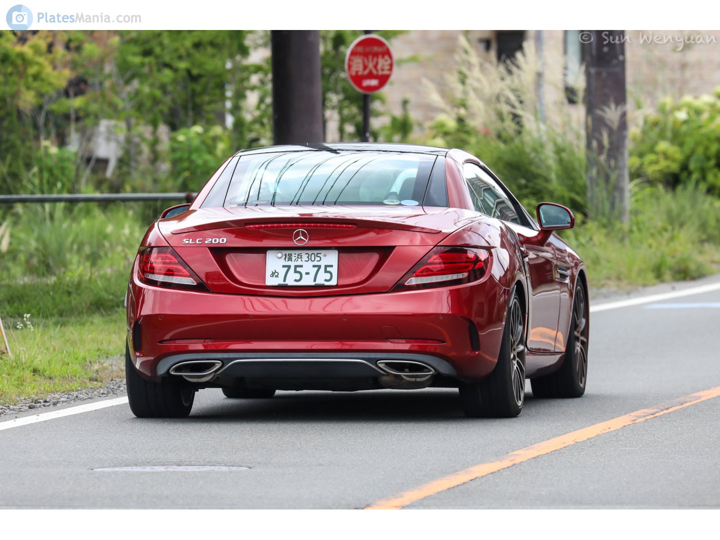 横浜 305 ぬ 7575, Mercedes-Benz SLC-Klasse 2nd gen (R172), 2016–