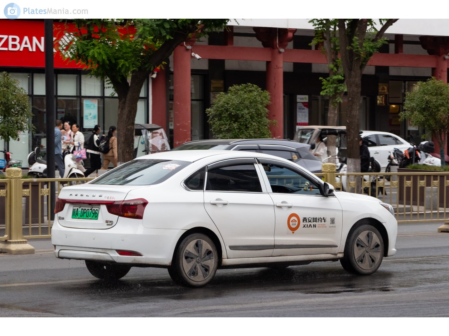 陕A·DP0796, Aeolus (Fengshen) E70 1st gen, 1st facelift, 2019–