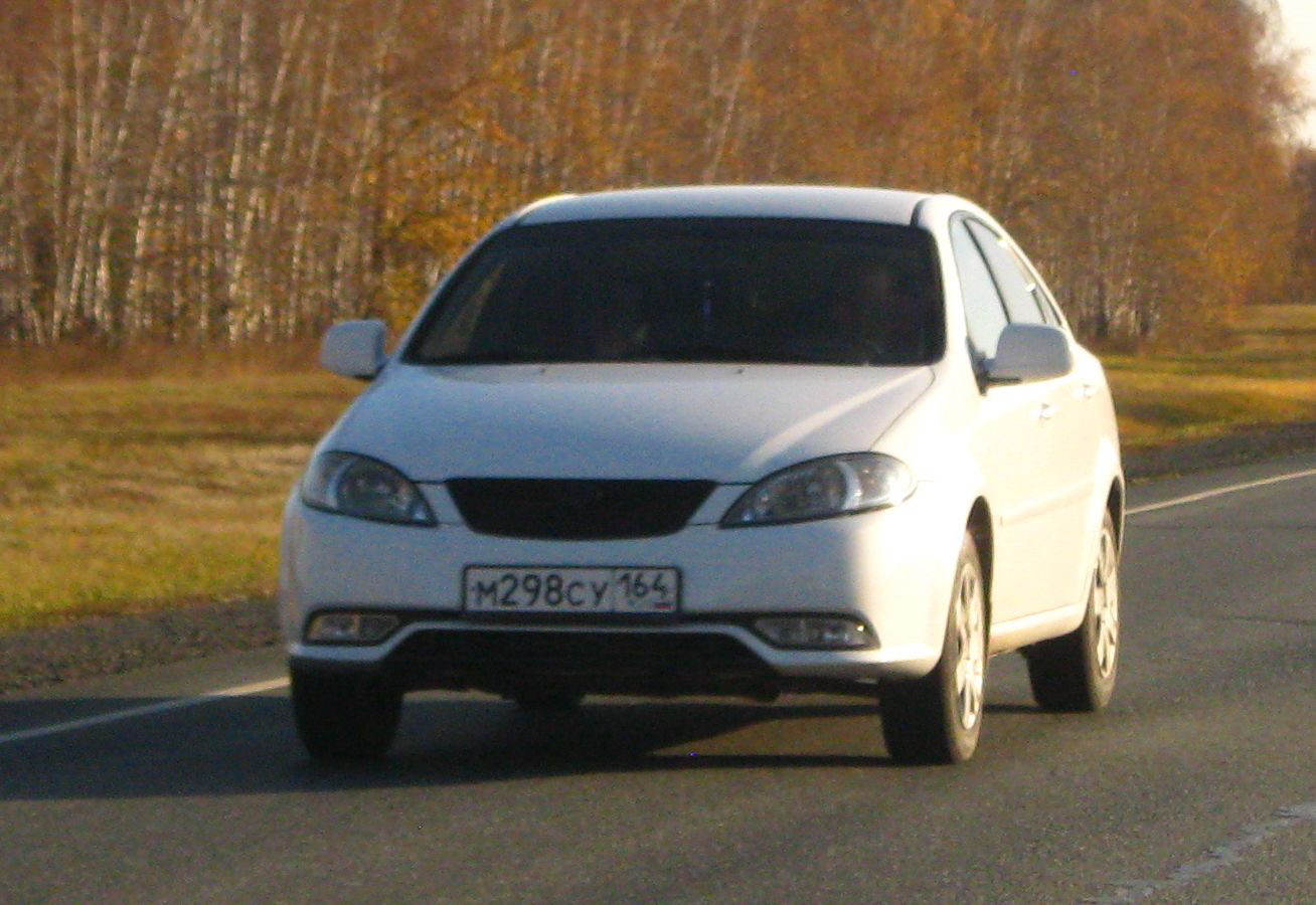 м 298 су 164, Daewoo Gentra 2nd gen (J200; CIS-market), 2013–2015
