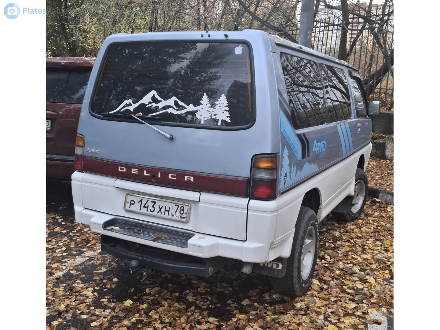 р 143 хн 78, Mitsubishi Delica 3rd gen Star Wagon, 1st facelift, 1990–1999