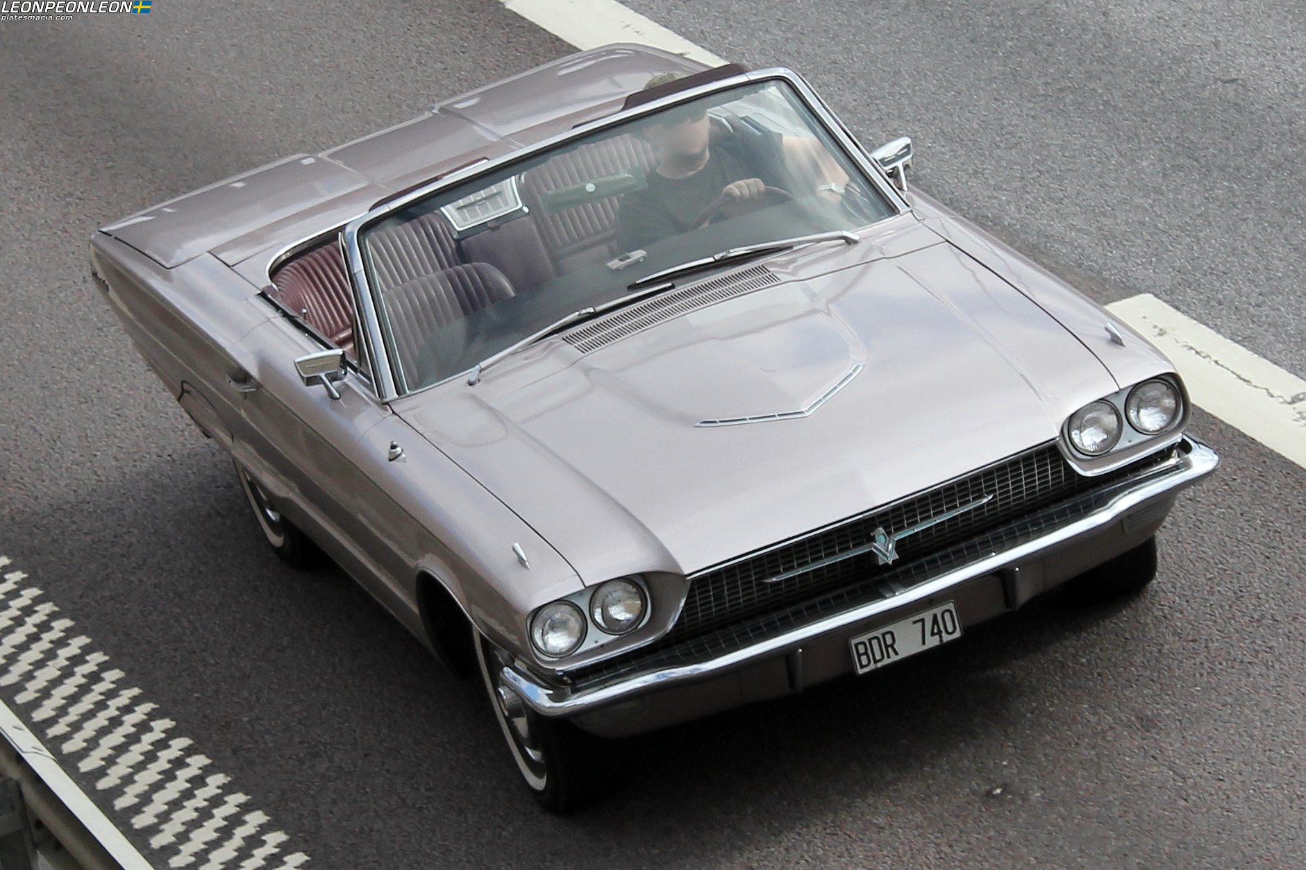 BDR 740, Ford Thunderbird 4th gen 1966 Convertible (76A), 2nd facelift, 1965–1966