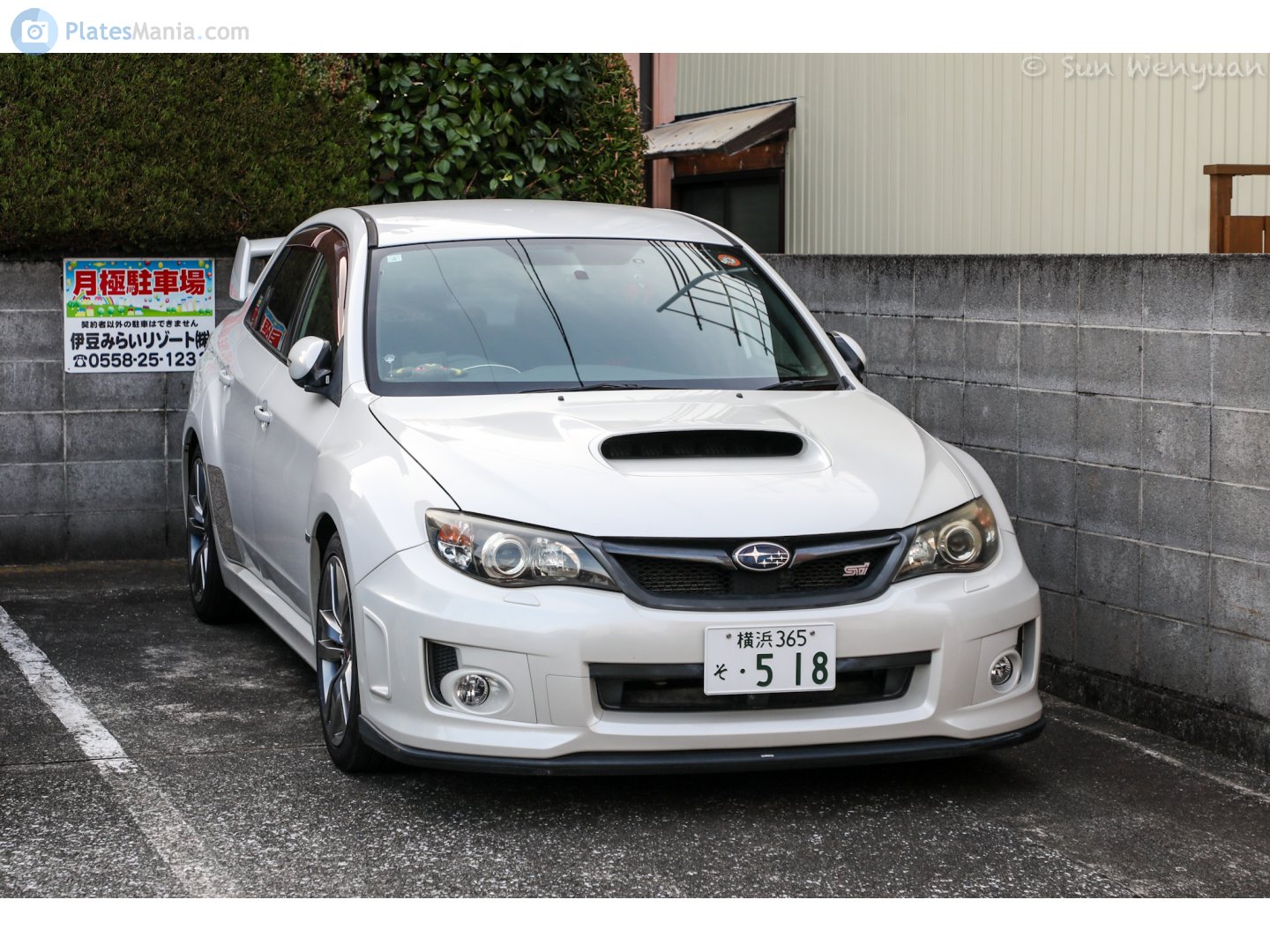 横浜 365 そ 518, Subaru Impreza WRX STi 3rd gen Sedan (GE/GV), 2007–2014