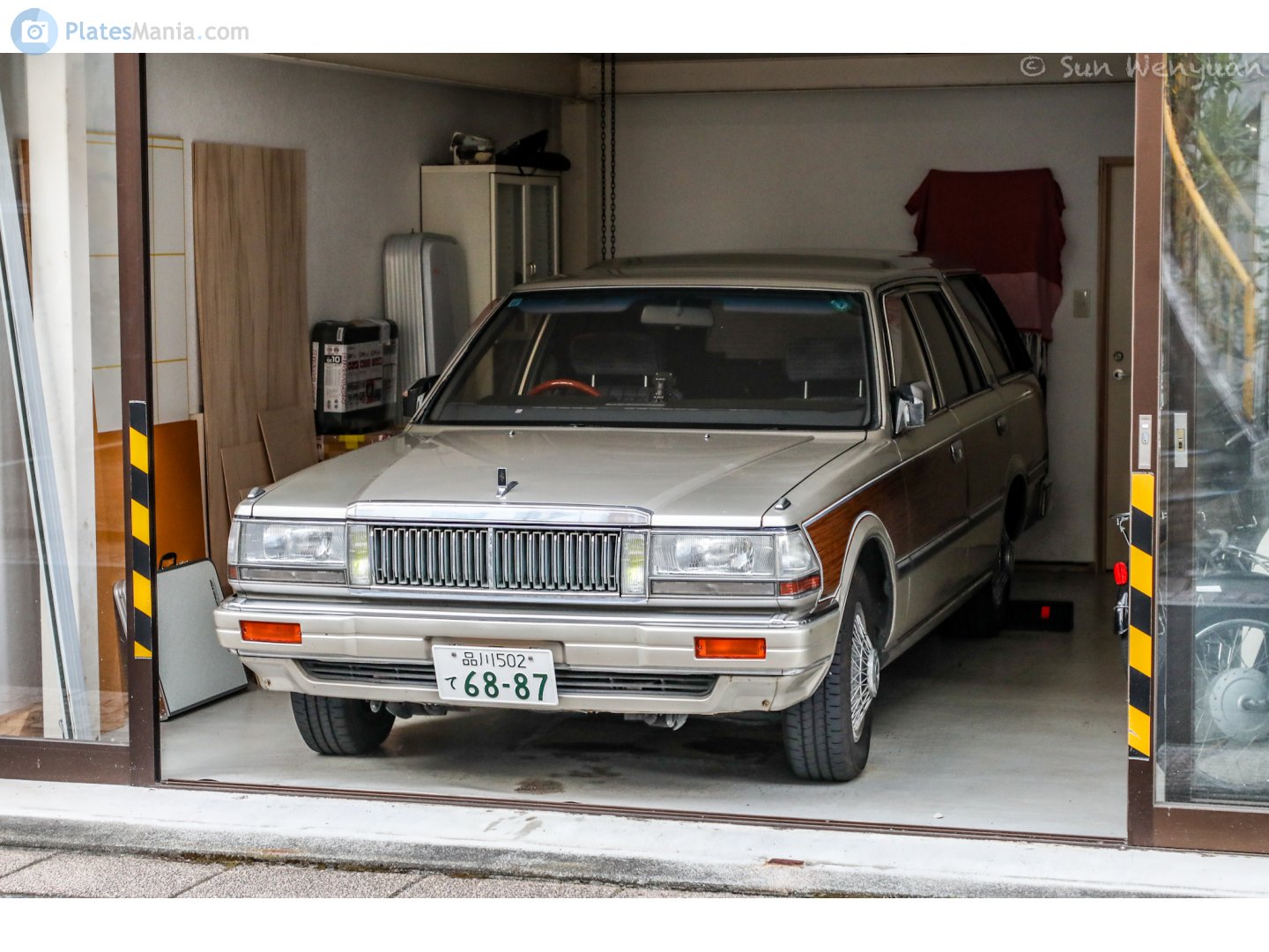 品川 502 て 6887, Nissan Cedric 6th gen Wagon (Y30), 1983–1999
