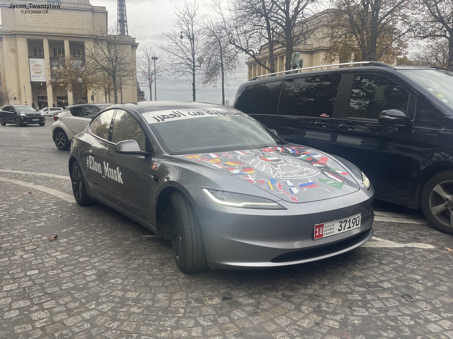 18 37190, Tesla Model 3 1st gen (5YJ3), facelift, 2023–