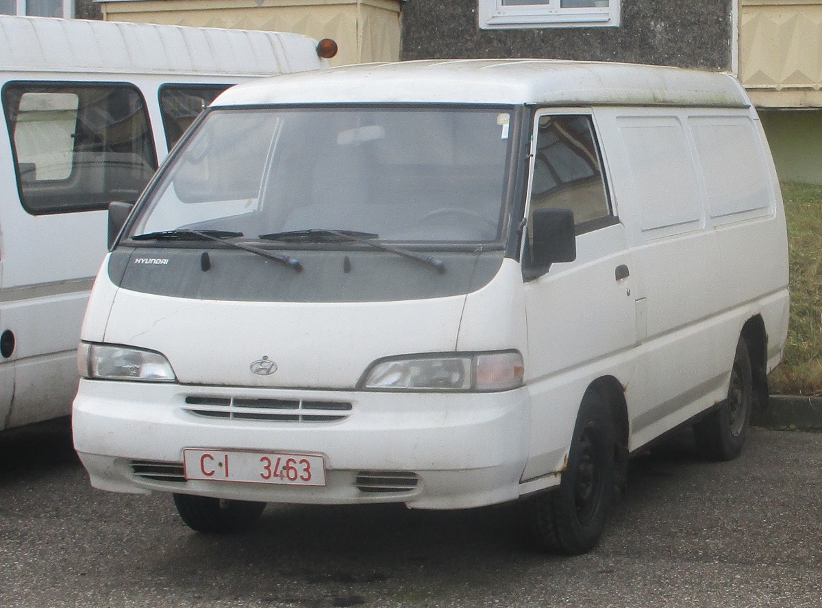 CI 3463, Hyundai H100 1st gen Van (P1000), facelift, 1993–2006