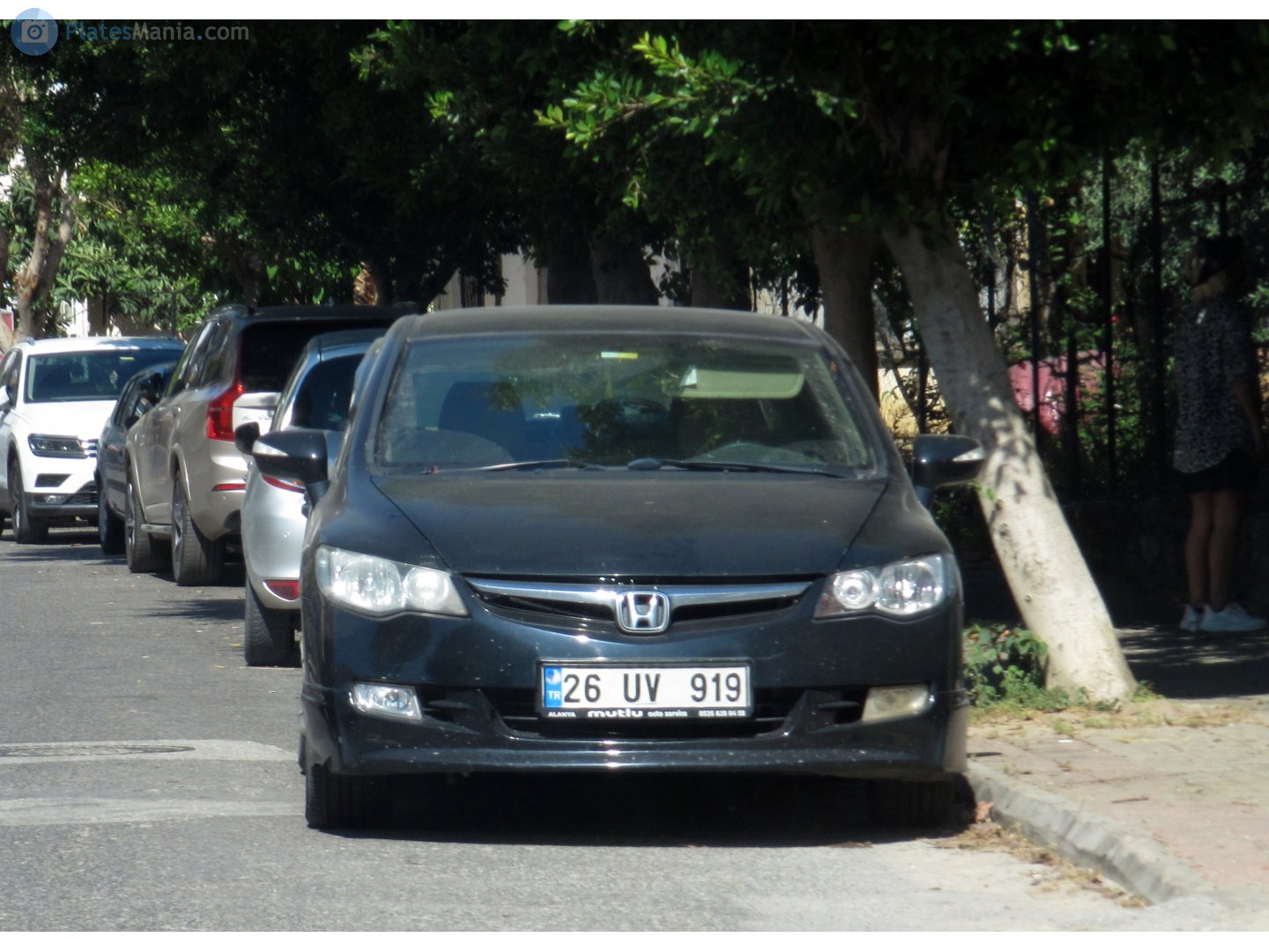 26 UV 919, Honda Civic 8th gen Sedan (FD; Global-market), 2005–2012