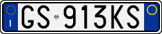 License plate of Italy, Cars (1994 year series)