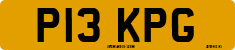 License plate of the United Kingdom, 1983 year system