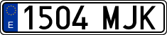 License plates of Spain, Ordinary (2000)