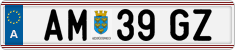 License plate of Austria, Regular plates