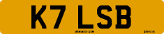 License plate of the United Kingdom, 1983 year system