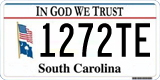 South Carolina, In God We Trust (1234AB/123 4AB)