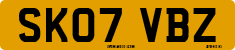 License plate of the United Kingdom, 2001 year system