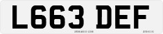 License plate of the United Kingdom, 1983 year system