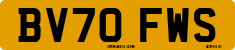 License plate of the United Kingdom, 2001 year system