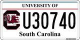 South Carolina, Specialty plates (A12345 / AB12345)
