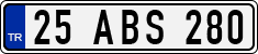 License plate of Turkey, Regular plates