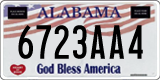 Alabama, God Bless America (1234AB5)