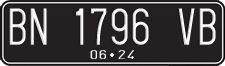 License plate of Indonesia, Regular plates