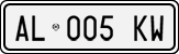 License plate of Italy, Cars (1994 year series)