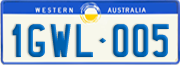 Western Australia, Regular plates