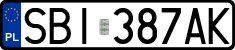 License plates of Poland, Regular car plates