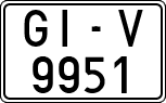 License plates of Spain, 1971 year series