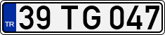 License plate of Turkey, Regular plates