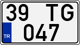 License plate of Turkey, Regular plates
