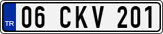 License plate of Turkey, Regular plates