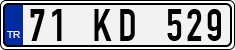 License plate of Turkey, Regular plates