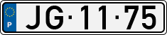 License plate of Portugal, Regular plates