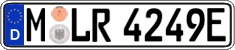 German license plate, Electric vehicles