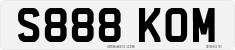 License plate of the United Kingdom, 1983 year system