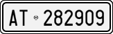 License plate of Italy, Cars (1927 year series)