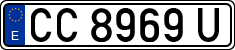 License plates of Spain, 1971 year series