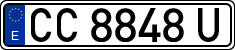 License plates of Spain, 1971 year series