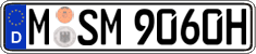 German license plate, Plates for oldtimers (type 