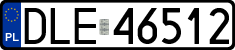 License plates of Poland, Regular car plates