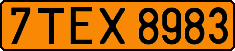 License plate Belarus, Taxi