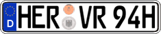 German license plate, Plates for oldtimers (type 