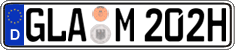 German license plate, Plates for oldtimers (type 
